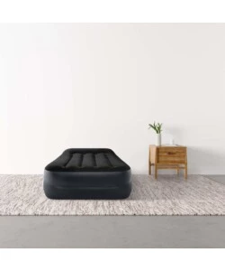 MATERASSO SINGOLO AUTOGONFIANTE INTEX "AIRBED DURA-BEAM PILLOW REST RAISED" COLORE BLU SCURO, 99X191X42 CM - COD. 64122ND
